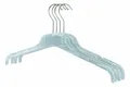 Produktbild: RSR Hangers Kleiderbügel FO 47 cm Hemdenbügel 360° Haken transparent, (50-tlg)