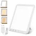 Produktbild: Tageslichtlampe 15000 Lux,LED Lichttherapielampe Tageslicht mit 3 Farbtempera...