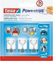 Produktbild: Tesa 576150000300, Drinnen, Universalhaken, Weiß, 1 kg, Rechteck, 3 Stück(e)