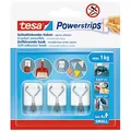 Produktbild: tesa Powerstrips Klebehaken für max. 1,0 kg, 3,5 x 6,0 cm, 3 St.