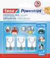 Produktbild: Tesa Powerstrips Small Klebehaken 3er Weiß, Edelstahl Inhalt: 3St.