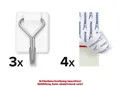 Produktbild: 3 tesa Powerstrips Haken WIRED HOOK SMALL, weiß