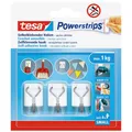 Produktbild: tesa Powerstrips Klebehaken für max. 1,0 kg, 3,5 x 6,0 cm, 3 St.