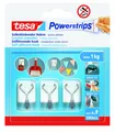 Produktbild: tesa Haken Powerstrips Drahthaken 3er-Set weiß  Selbstklebend