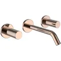 Produktbild: LAUFEN Kartell 2-Griff-Unterputz-Waschtischmischer, Festauslauf, Ausladung 175 mm, H3123360821201, Farbe: Rose Gold