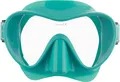 Produktbild: Cressi F1 Rahmenlose Tauchermaske - Taucherbrille Erwachsene zum Schnorcheln - Einzelscheibe Glas - Mikroschnallen - Dicht beim Tauchen - Unisex Schnorchelmaske Erwachsene - Aquamarin
