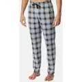 Produktbild: Schiesser Schlafhose Mix & Relax (1-tlg) Schlafanzug Hose - Baumwolle - Atmungsaktiv - Bund mit Bindeband blau|grau 58