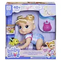 Produktbild: Baby Alive Crawl 'n Play Harper Hugs Elektronisches Krabbel-Puppen-Set, Blondes Haar, Kinderspielzeug für Mädchen und Jungen ab 3 Jahren, 27,7 cm