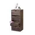 Produktbild: Kommode MCW-C62, Schubladenkommode Holzkiste, Shabby-Look Vintage, 4 Schubladen 70x32x26cm ~ braun