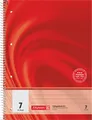 Produktbild: Collegeblock Premium Vivendi A4 kariert 40 Blatt rot tintenfest