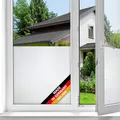 Produktbild: d-c-fix Fensterfolie Frost - 45 cm x 1,5 m – statische Sichtschutzfolie mit modernem Muster für Glasflächen – selbsthaftend, blickdicht, dekorativ