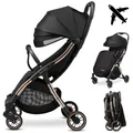 Produktbild: LIONELO Julie One Buggy Kinderwagen bis 22 kg, verstellbare Rückenlehne und Fußstütze, Moskitonetz, Beinwärmer, Getränkehalter und Transporttasche, zusammenklappbar