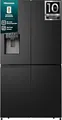Produktbild: Hisense Kühlschrank Side-by-Side RQ760N4SBFE | Cross Door | 584 l | No Frost | WiFi | Eis- & Wasserspender | Schwarz, E (Spektrum A bis G)