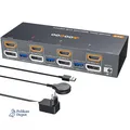 Produktbild: Dual Monitor KVM Switch HDMI DP 8K 60Hz 4K 144Hz 4