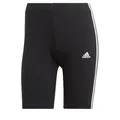 Produktbild: adidas Damen Essentials 3-Stripes Bike Shorts, Black / White, L