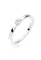 Produktbild: Elli DIAMONDS Verlobungsring Diamant Weiß Brillantschliff (0.03 ct) 925 Sterling Silber
