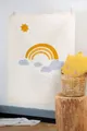 Produktbild: David Fussenegger Kinderdecke Maja Regenbogen 1656, GOTS, 75 x 100 cm Rohweiß 16566070