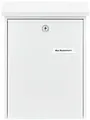Produktbild: Burg Wächter Daily 5861 W Stahlblech-Briefkasten, Hochformat, Kippdach, Strukturlackierung, weiß (61050)