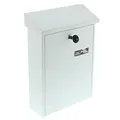 Produktbild: Burg-Wächter, Briefkasten mit aufklappbarem Regendach, DIN B5 Einwurf-Format, Verzinkter Stahl, Daily 5861, Weiß