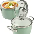 Produktbild: Silesia Emalia Küchentopf aus emailliertem Stahl Maryna Pot 3 L Grün Emaillier