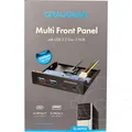 Produktbild: Graugear USB-HUB Multi Front Panel, USB 3.2 Gen2 Type-C retail G-MP02