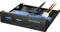 Produktbild: GG 18045 - USB 3.1, 4 Port Bay Hub, 2x USB-A, 2x USB-C