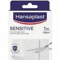 Produktbild: HANSAPLAST Sensitive Pflast.hypoallergen 8 cmx1 m 1 St PZN16742761