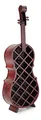 Produktbild: Stagecaptain Stradivino Weinregal für 21 Flaschen - Weinständer aus Holz in Vintage-Optik - Handgemachtes Cello Flaschenregal - Flaschenständer in Höhe 135 cm - Retro Weinflaschenhalter