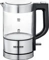 Produktbild: Severin 3472 Wasserkocher schnurlos, Überhitzungsschutz Edelstahl (gebürstet), Schwarz Fassungsvermögen: 0.5l