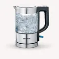 Produktbild: Severin WK 3472 Mini Glas-Wasserkocher 1000W 0,5l transparent/schwarz/silber