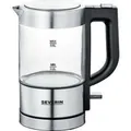 Produktbild: Severin 3472 Glas Wasserkocher schnurlos Edelstahl (gebürstet) Teekocher 0,5l   