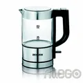Produktbild: Wasserkocher Glas Mini 0,5l BPA-frei Edelstahl Schwarz Kalkfilter 1100W