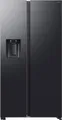 Produktbild: Samsung RS70F65KDFEF Side-by-Side Kühl-Gefrierkombination, AI Kühlschrank mit Gefrierfach, 178 cm, 640 l, Eis-/Wasserspender mit Wassertank, AI Energy Mode, Metal Cooling, Black Steel