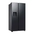 Produktbild: Samsung RS70F65KDFEF Side-by-Side Kühl-Gefrierkombination, AI Kühlschrank mit Gefrierfach, 178 cm, 640 l, Eis-/Wasserspender mit Wassertank, AI Energy Mode, Metal Cooling, Black Steel