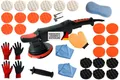 Produktbild: Duke-Handel Exzenter Poliermaschine Rotationspoliermaschine Autopolierer 810Watt 21mm Hub (S), 1650 min. U/min, 4800 max. U/min, Ø 150,00 mm, (Set, 35 tlg., inkl. umfangreichem Polier- und Schleifzubehör), ohne Akku und Ladegerät, Poliermaschine für Rechts- und Linkshänder