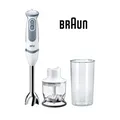 Produktbild: Braun MultiQuick 5 Vario MQ 5220WH Stabmixer - Weiß Set Zerkleinerer 600 ml