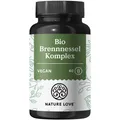 Produktbild: NATURE LOVE® Bio Brennnessel Komplex - 800mg - mit Löwenzahn und Birkenblatt - 60 Kapseln