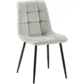 Produktbild: Esszimmerstuhl Antibes Samt grau