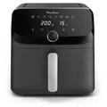 Produktbild: Moulinex Easy Fry Mega EZ855HF0, Heißluftfritteuse, 7,5 l, 2 kg, 80 °C, 200 °C, 8 Person(en) - Schwarz/Grau
