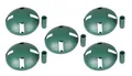 Produktbild: 5x Windhager Netzhalter Netzstütze Aufsatz für Pflanzstäbe Ø 12 cm grün