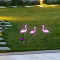 Produktbild: HI Solar LED Gartenleuchten Flamingo 3-tlg.