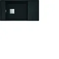 Produktbild: Franke Fragranitspüle FSG 211-86 Black Matt Druckknopf