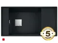 Produktbild: Franke Fresno FSG 211 Black Matt – 135.0627.324 Granitspüle Exzenterbetätigung
