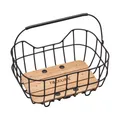 Produktbild: Racktime Baskit Breeze Fahrradkorb schwarz, 25 l Volumen, Maße 47,4x24,1x35 c...