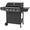 Produktbild: El Fuego Gasgrill Columbus 4 Brenner mit Seitenbrenner Schwarz