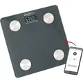 Produktbild: MAXXMEE Personen-Körperanalyse-Waage | Gesundheits-App | Nachverfolgung und Berechnung täglicher Kalorienbedarf | Bluetooth - Grau