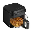 Produktbild: Fettfreie Fritteuse Airfryer Fettfrei LED-Touchdisplay 7 Programme 1220W Schwarz