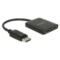 Produktbild: Delock DisplayPort 1.4 Splitter 1 x DisplayPort zu 2 x HDMI MST