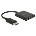 Produktbild: DeLOCK DisplayPort Splitter 1.4 > 2x HDMI MST, schwarz