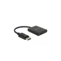 Produktbild: 87769 - DisplayPort 1.4 Splitter 1x DisplayPort zu 2x HDMI MST